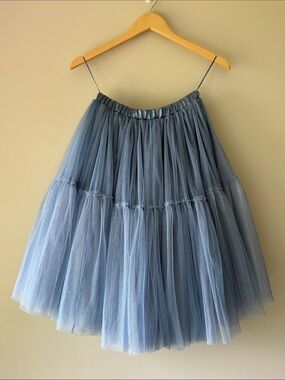 Women's Blue Tulle Tiered Tutu Skirt by True Decadence